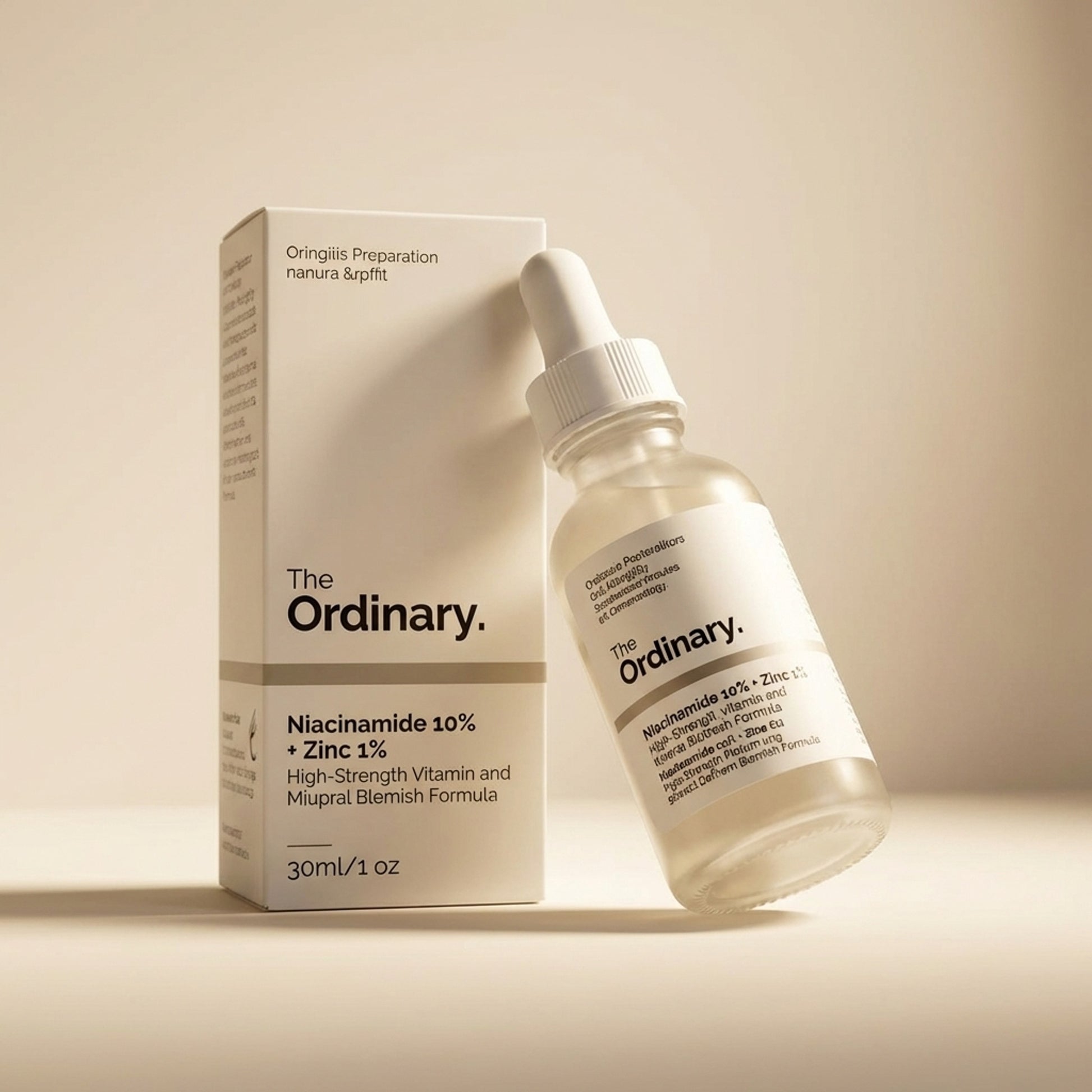 The Ordinary Niacinamide 10% + Zinc 1% 30ml - Three-Quarter (45°)