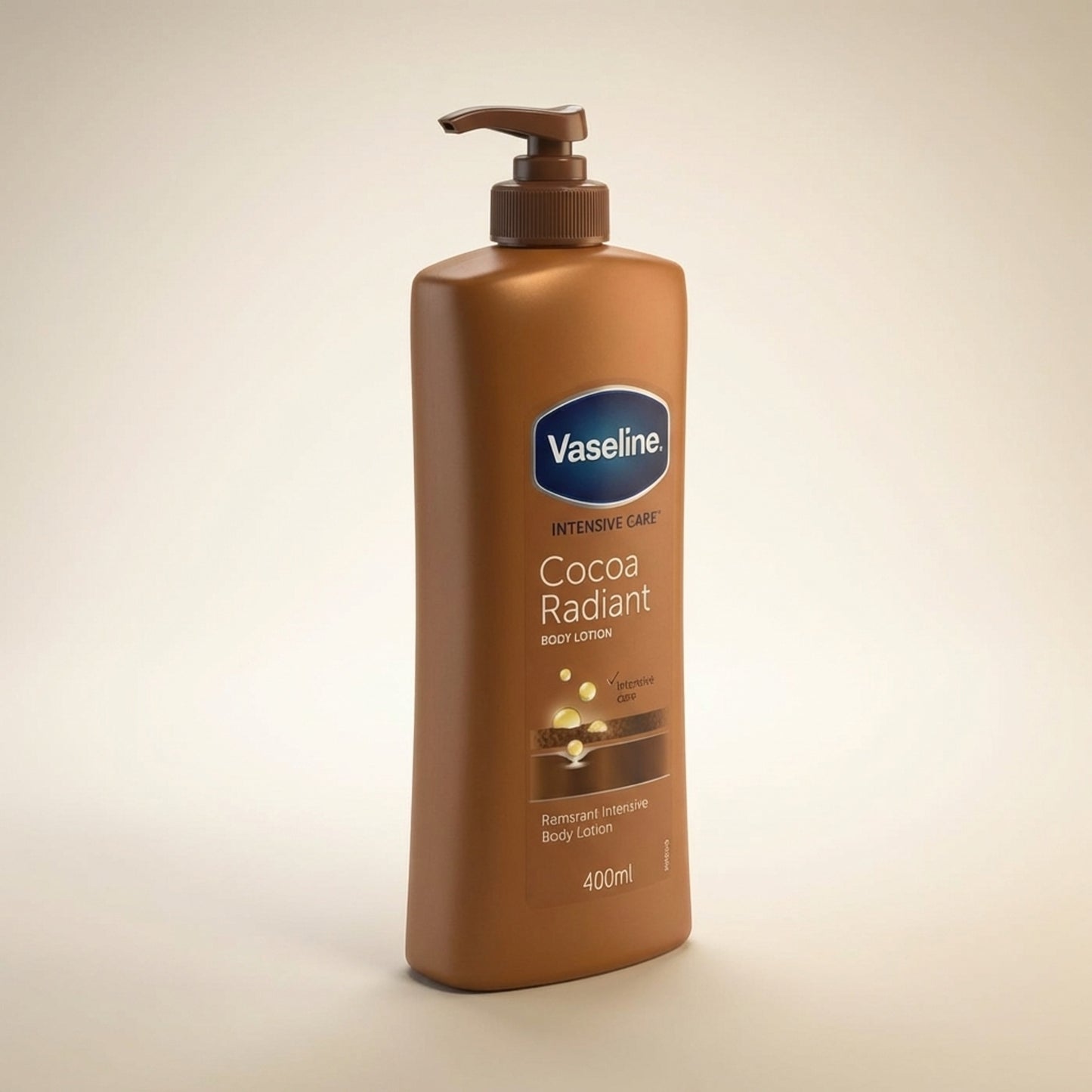 Vaseline Intensive Care Cocoa Radiant Body Lotion 400ml - Three-Quarter (45°)