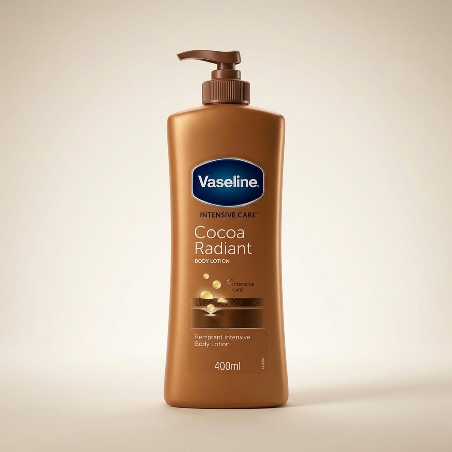 Vaseline Intensive Care Cocoa Radiant Body Lotion 400ml - Hero (Front-Facing)