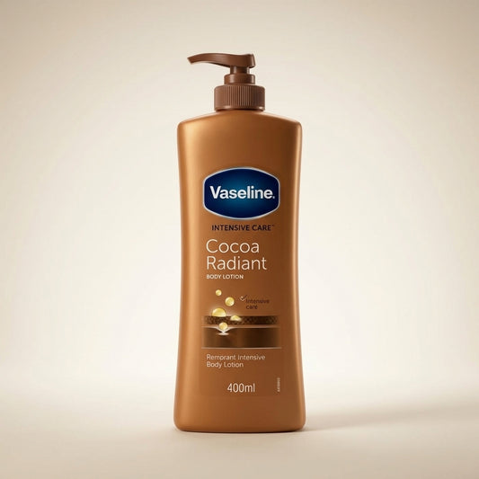 Vaseline Intensive Care Cocoa Radiant Body Lotion 400ml - Hero (Front-Facing)